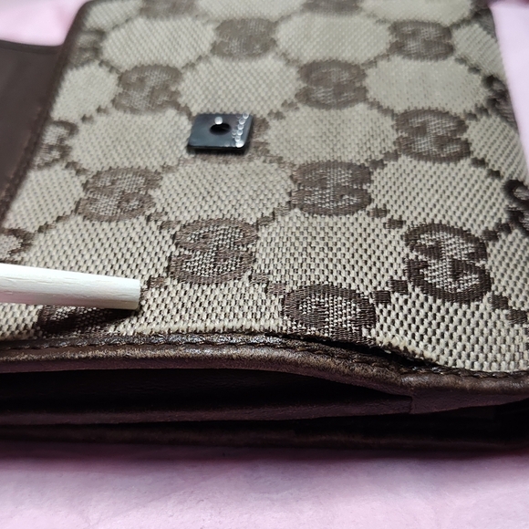 Authentic Gucci Monogram GG Compact bifold Wallet•GUC•COA available - Picture 15 of 17